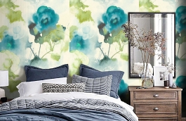 Обои AG10202F фото в интерьере спальни превью