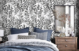 Обои 839-F-96118 фото в интерьере спальни превью