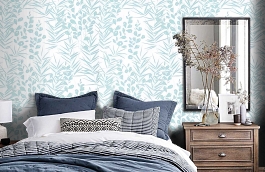 Обои 839-F-96121 фото в интерьере спальни превью