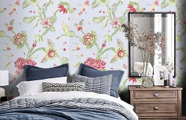 Обои 839-F-96135 фото в интерьере спальни превью