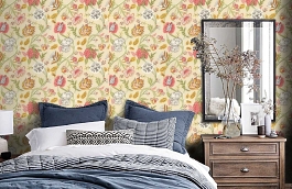 Обои F94904 фото в интерьере спальни превью