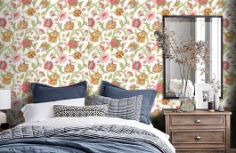 Обои F94906 фото в интерьере спальни превью