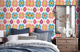 Обои F95730 фото в интерьере спальни превью