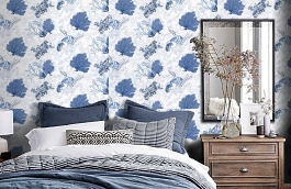 Обои F95733 фото в интерьере спальни превью