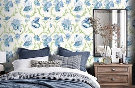 Обои F95747 фото в интерьере спальни превью