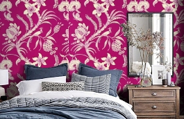 Обои F99251 фото в интерьере спальни превью