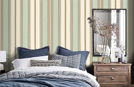 Обои W713021 фото в интерьере спальни превью