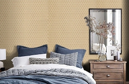 Обои W72778 фото в интерьере спальни превью