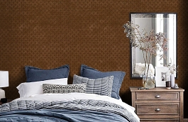 Обои W98678 фото в интерьере спальни превью
