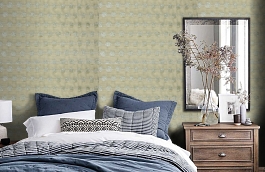 Обои W99230 фото в интерьере спальни превью
