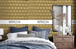 Обои W99234 фото в интерьере спальни превью