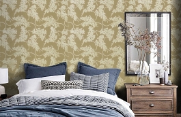 Обои W99235 фото в интерьере спальни превью