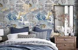 Обои ZAMW310430 фото в интерьере спальни превью