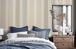 Обои KTE01014 фото в интерьере спальни превью