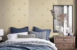 Обои KTE02018 фото в интерьере спальни превью