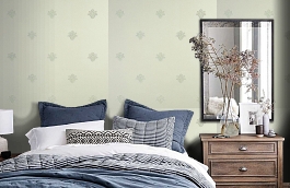 Обои KTE02030 фото в интерьере спальни превью