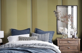 Обои SF1037 фото в интерьере спальни превью