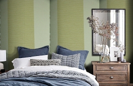 Обои SF1087 фото в интерьере спальни превью