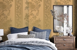 Обои KTE12014 фото в интерьере спальни превью