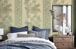 Обои KTE12020 фото в интерьере спальни превью