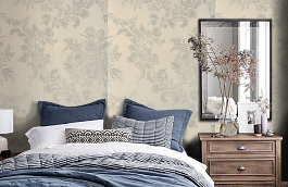 Обои KTE12024 фото в интерьере спальни превью