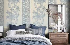 Обои KTE12026 фото в интерьере спальни превью