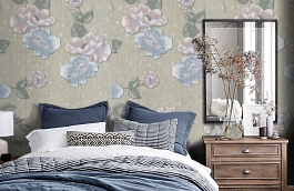 Обои 10 NC-F фото в интерьере спальни превью