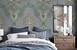 Обои 3 NC-D фото в интерьере спальни превью