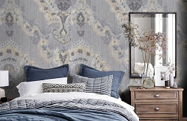 Обои 5 NC-D фото в интерьере спальни превью