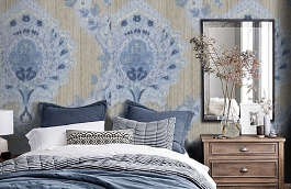 Обои 6 NC-D фото в интерьере спальни превью