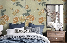 Обои 7 NC-F фото в интерьере спальни превью