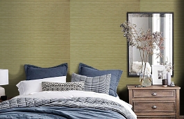 Обои TM1214 фото в интерьере спальни превью