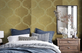 Обои TM1423 фото в интерьере спальни превью