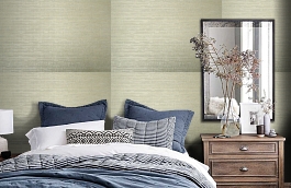 Обои TM1614 фото в интерьере спальни превью