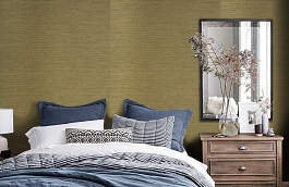 Обои TM1624 фото в интерьере спальни превью