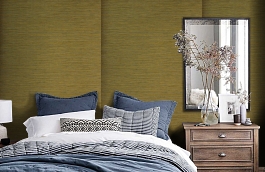 Обои TM2874 фото в интерьере спальни превью
