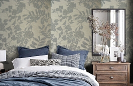 Обои TM3122 фото в интерьере спальни превью