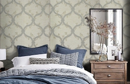 Обои TM3123 фото в интерьере спальни превью