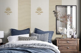 Обои KTE08005 фото в интерьере спальни превью