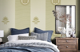 Обои KTE08020 фото в интерьере спальни превью
