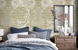 Обои KTE08021 фото в интерьере спальни превью