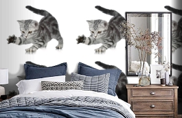 Обои 892307 фото в интерьере спальни превью