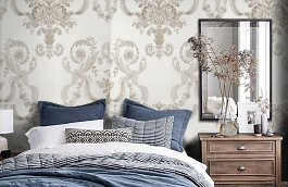 Обои 9250-E2 фото в интерьере спальни превью