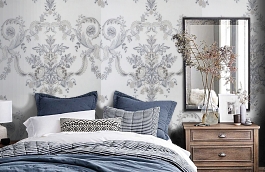 Обои 9250-G1 фото в интерьере спальни превью