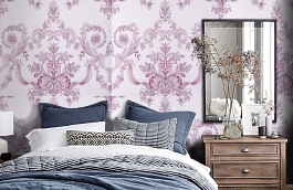 Обои 9250-R1 фото в интерьере спальни превью