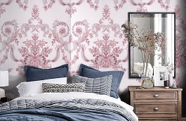 Обои 9250-R2 фото в интерьере спальни превью