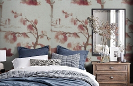 Обои F75.0001.C04 CHINO.22 C-0 фото в интерьере спальни превью