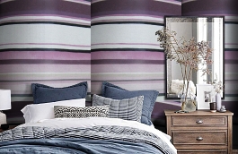 Обои F75.0005.C80 DRIP C-80 фото в интерьере спальни превью