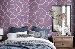 Обои F75.0006.C08 RODIN C-08 фото в интерьере спальни превью