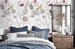 Обои 111488 фото в интерьере спальни превью